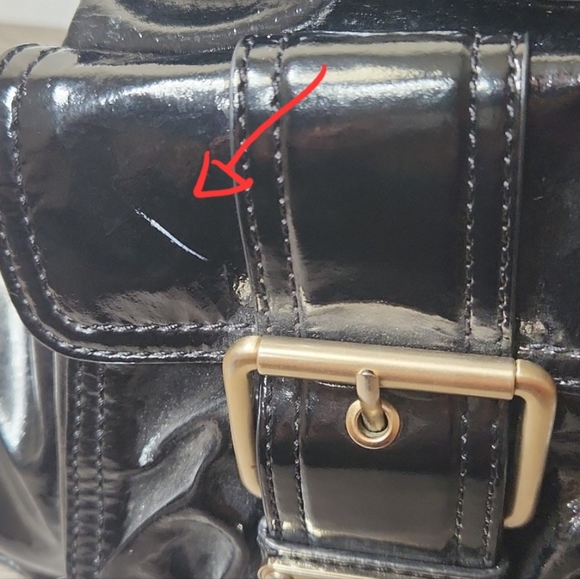 MICHAEL KORS BLACK PATENT LEATHER - Picture 9 of 16